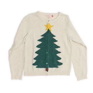 Pink Chicken NY Holiday Cardigan